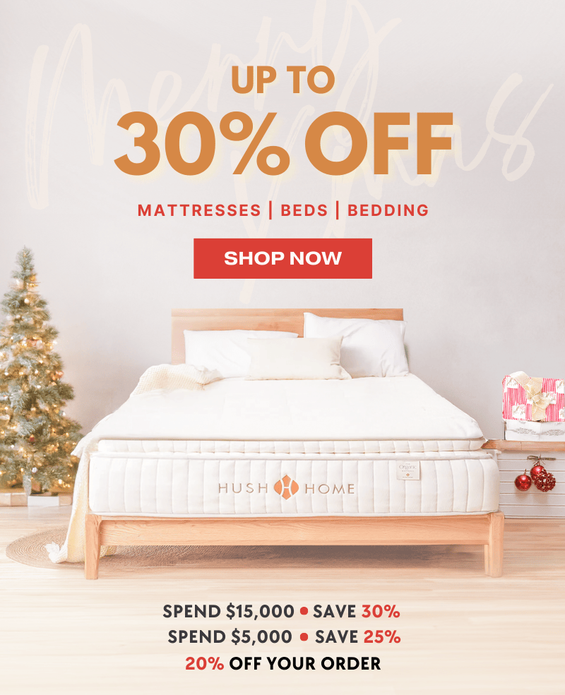 the best mattress, pillows, bed frames, bed sheets, duvet and bedding store in Hong Kong - December Christmas sale by Hush Home Hong Kong